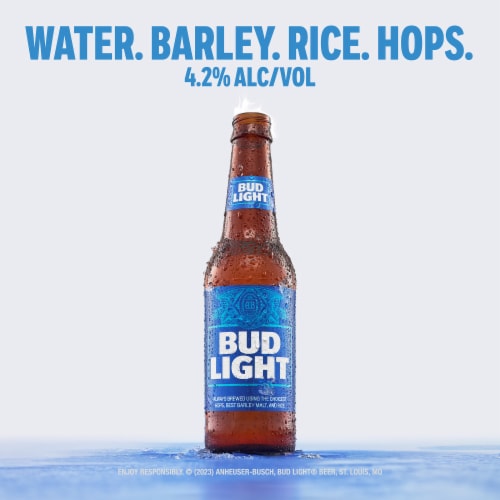 Bud Light Beer Perspective: back