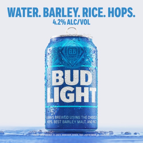 Bud Light Beer Perspective: back