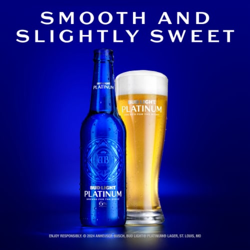 Bud Light Platinum American Lager Beer Perspective: back
