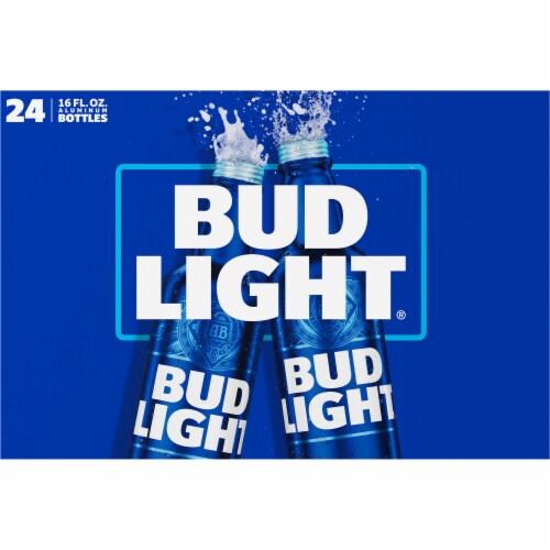 Bud Light® Reclosable Aluminum Beer Bottles Perspective: back