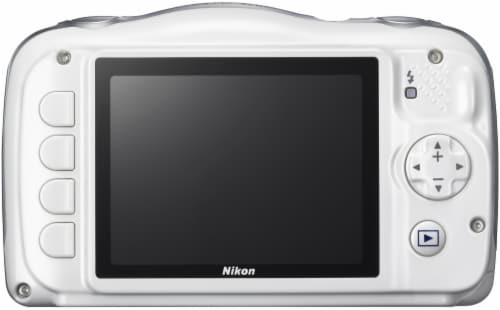 Nikon Coolpix W100 - White Perspective: back