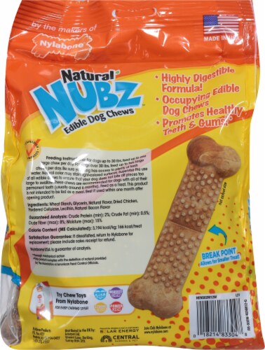 Nylabone natural nubz deals edible dog chews
