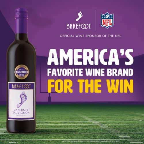 Barefoot Cellars Cabernet Sauvignon Red Wine 750ml Perspective: back