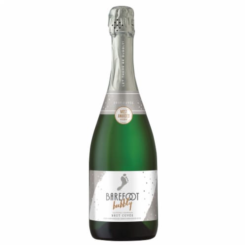 Barefoot® Bubbly Brut Cuvee Champagne Sparkling White Wine Perspective: back