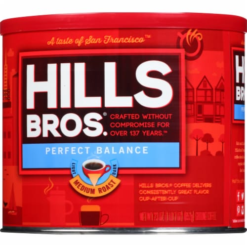 Hills Bros.® Perfect Balance Medium Roast Ground Coffee Perspective: back