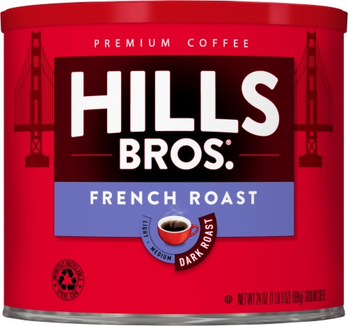 Hills Bros.® French Roast Dark Roast Ground Coffee Perspective: back