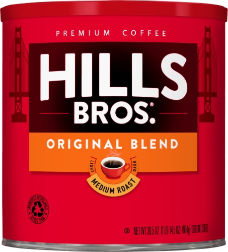Hills Bros.® Original Blend Medium Roast Ground Coffee Perspective: back