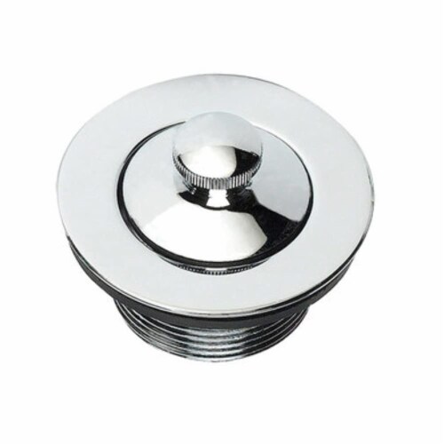 Wholesale Plumbing Supply Tub Drain Conversion Kit, Brushed Nickel - All Brass Construction Perspective: back