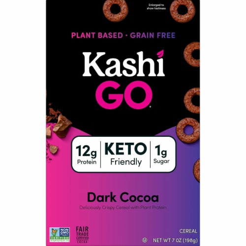 Kashi GO Breakfast Cereal Dark Cocoa Perspective: back