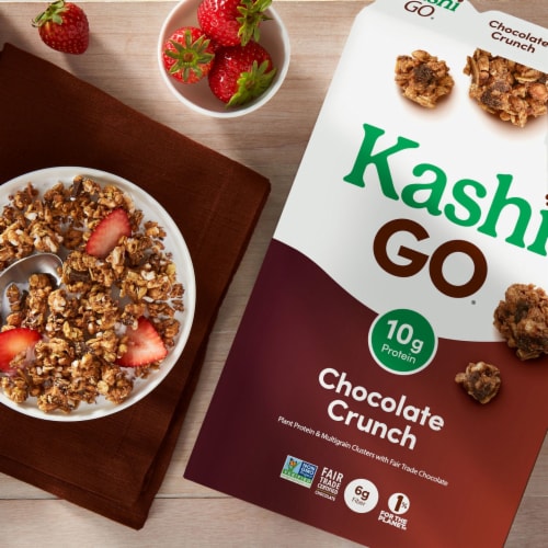 Kashi GO Breakfast Cereal Chocolate Crunch Perspective: back