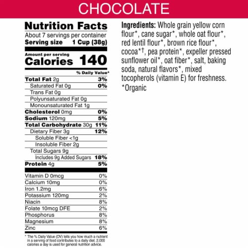 Kashi by Kids Super Loops Chocolate Breakfast Cereal Perspective: back