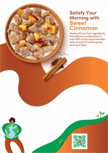 Kashi Organic Cinnamon Harvest Cereal Perspective: back