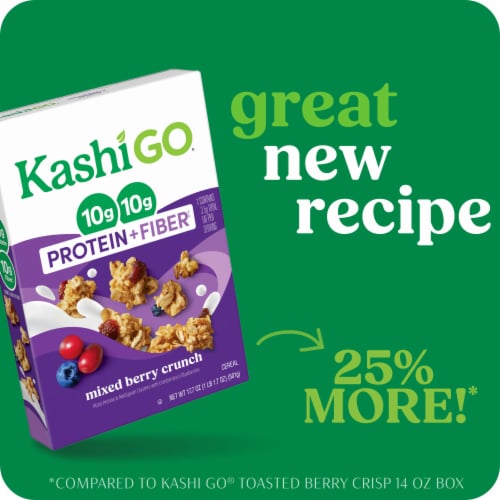 Kashi GO Mixed Berry Crunch Protein Cereal Perspective: back