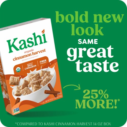 Kashi Cinnamon Harvest Cereal Perspective: back