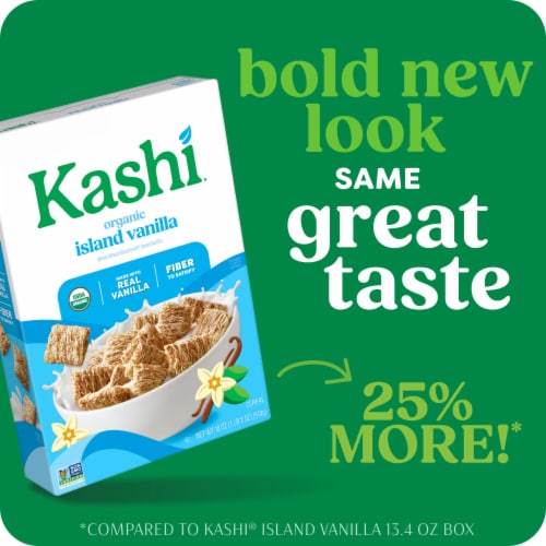 Kashi Island Vanilla Cereal Perspective: back