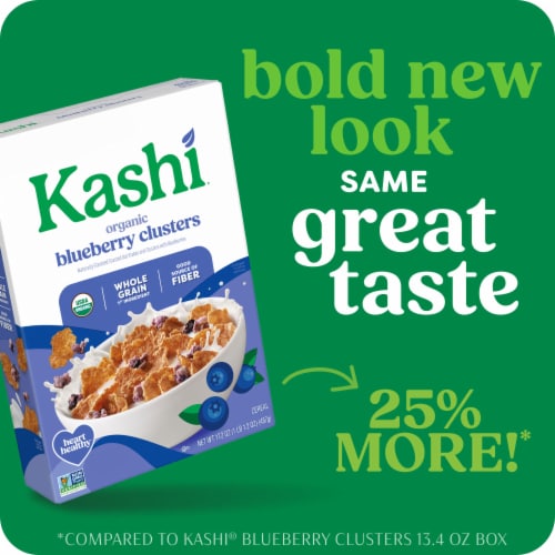 Kashi Blueberry Clusters Cereal Perspective: back