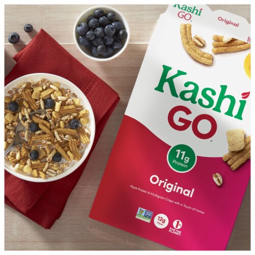 Kashi GO Breakfast Cereal Original Perspective: back