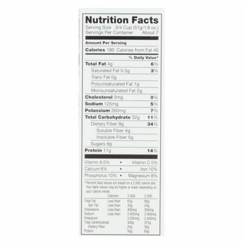 Kashi GO Cinnamon Crisp Protein Cereal Perspective: back
