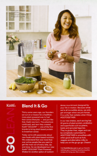 Kashi Go Lean Cereal Perspective: back
