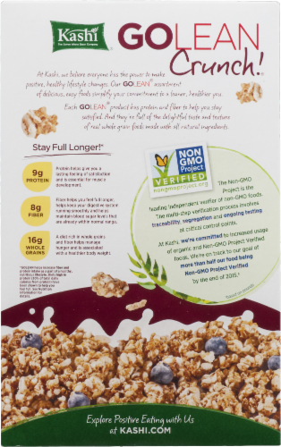 Kashi Go Lean Crunch! Cereal Perspective: back