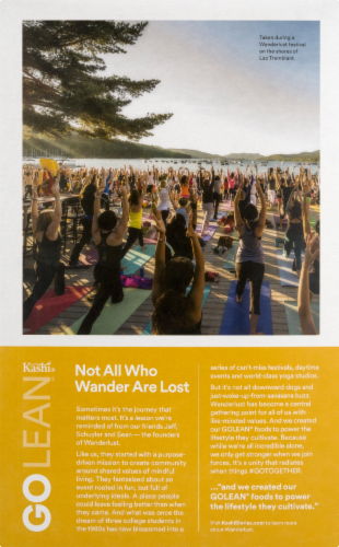 Kashi Go Lean Crunch! Honey Almond Flax Cereal Perspective: back
