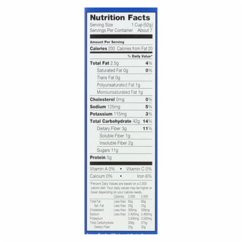 Kashi Blueberry Clusters Organic Cereal Perspective: back