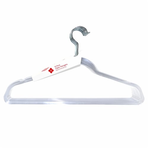 Everyday Living® Slim Suit Hangers - Clear Perspective: back