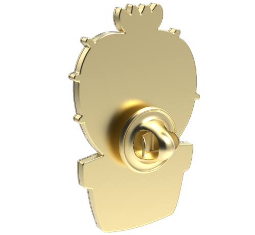 IG Design Cactus Pin Perspective: back