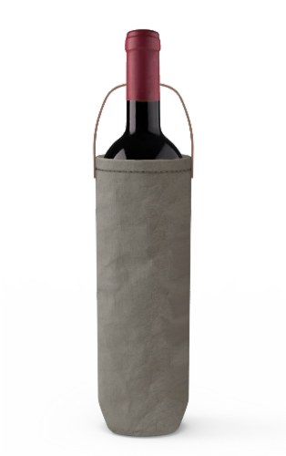 IG Design Kraft Wine Bag - Gray Washed Perspective: back