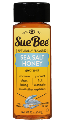 Sue Bee® Sea Salt Honey Perspective: back