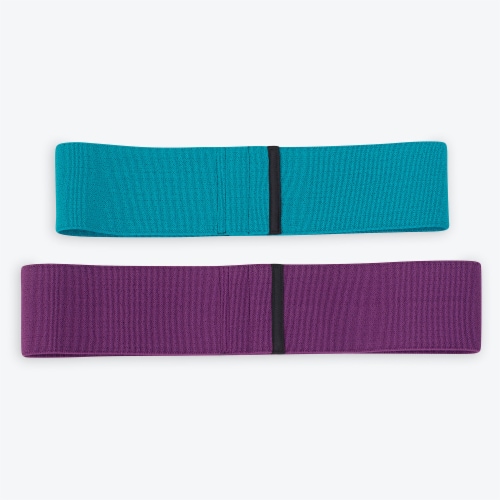 Gaiam Restore Hip Bands - Purple/Blue Perspective: back