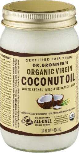 Dr. Bonner's Organic Virgin Coconut Oil Perspective: back
