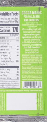 Dr. Bronner's Magic All-One Crunchy Hazelnut Butter Chocolate Bar Perspective: back