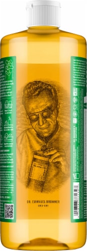 Dr. Bronner's 18-in-1 Hemp Almond Pure-Castile Liquid Soap Perspective: back