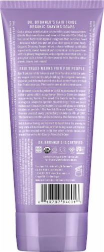 Dr. Bronner's Shave Gel Lavender Ft Perspective: back