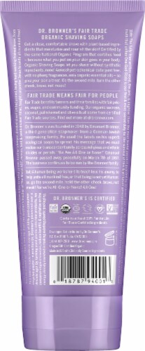 Dr. Bronner's Shave Gel Lavender Ft Perspective: back
