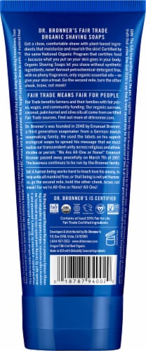 Dr. Bronner's Shave Gel Peppermint Perspective: back