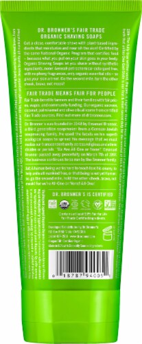 Dr. Bonner's Organic Lemongrass Lime Shave Gel Perspective: back