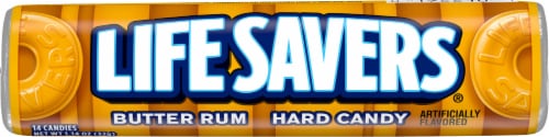 Life Savers Butter Rum Hard Candy Perspective: back