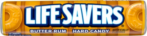 Life Savers Butter Rum Hard Candy Perspective: back