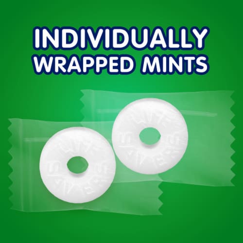 Life Savers Wint-O-Green Breath Mints St. Patrick's Day Hard Candy Bag Perspective: back