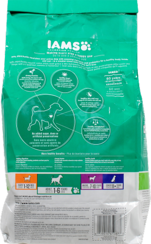 IAMS Proactive Health Mini Chunk Dog Food Perspective: back