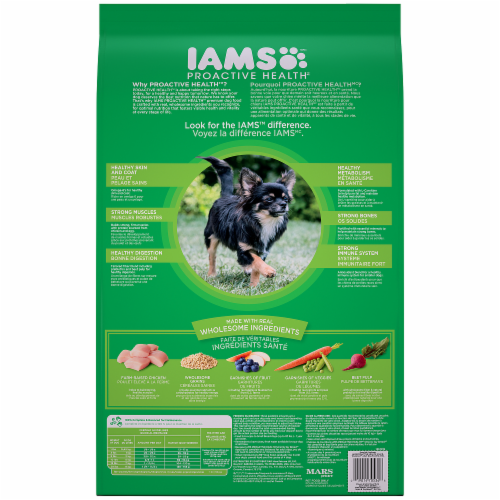 IAMS Proactive Health Small & Toy Breed Dog Food Perspective: back