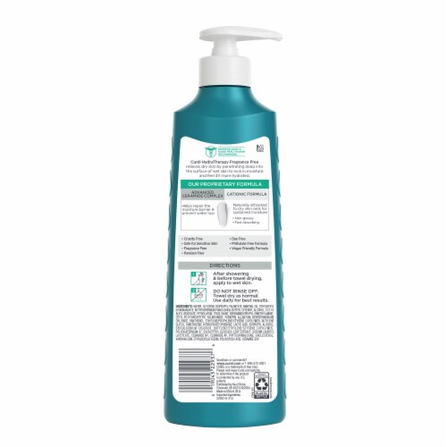 Curel Hydra Therapy Wet Skin Moisturizer Body Lotion, with Ceramide Complex, for Dry Skin Perspective: back