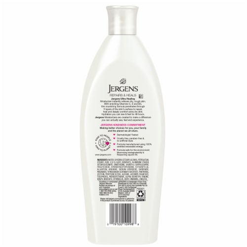 Jergens Ultra Healing Ultra Healing Extra Dry Skin Moisturizer, Hand And Body Lotion Perspective: back