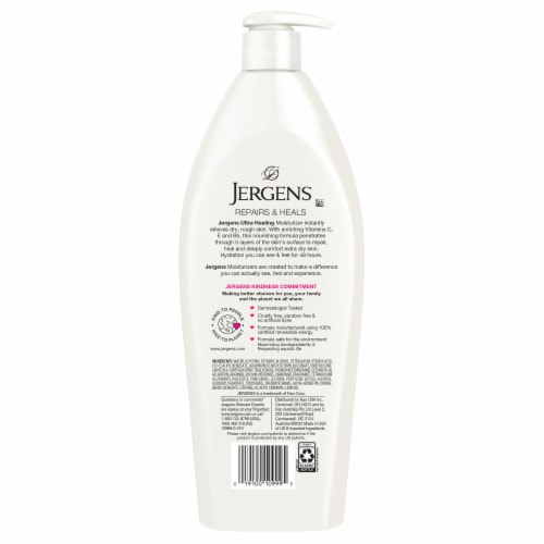 Jergens Ultra Healing Ultra Healing Extra Dry Skin Moisturizer, Hand And Body Lotion Perspective: back