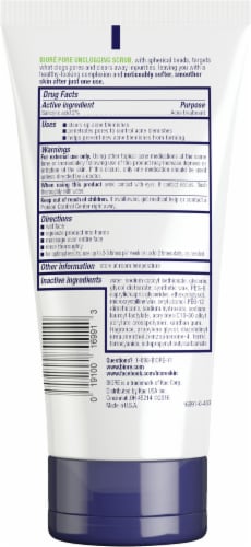 Biore® Pore Unclogging Scrub Perspective: back