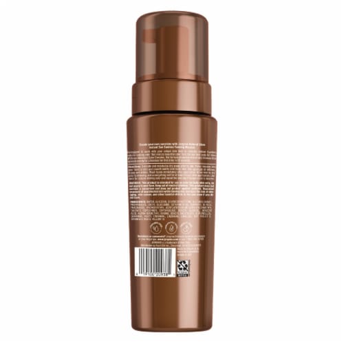 Jergens Instant Sun Natural Glow Sunless Tanning Mousse, Self Tanner Deep Bronze Tan Perspective: back
