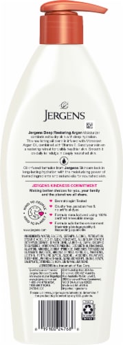 Jergens Lotion Argan Oil Infused Deep Restoring Perspective: back