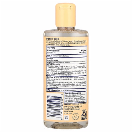 Biore Witch Hazel Pore Clarifying Toner Perspective: back